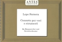Concerto per voci e strumenti fr Kammerchor und Streichorchester Studienpartitur