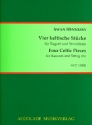 4 keltische Stcke op.59 fr Fagott, Violine, Viola und Violoncello Partitur und Stimmen