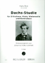 Dachs- Studie fr 2 Violinen, Viola, Violoncello und Kontrabass Partitur