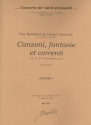 Canzoni, fantasie et correnti vol.1-4 fr 1-4 Instrumente und Bc Partitur