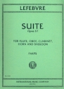 Suite op.57 for flute, oboe, clarinet, horn and bassoon parts