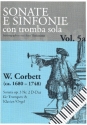 Sonate D-Dur op.3,2 fr Trompete und Orgel (Klavier)
