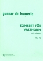 Concerto op.70 for Horn and Orchestra for horn and piano