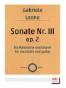 Sonate Nr.3 op.2 fr Mandoline und Gitarre Partitur und Stimmen