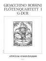 Quartett G-Dur Nr.1 fr Flte und Streichtrio Stimmen