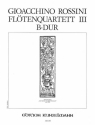 Quartett B-Dur Nr.3 fr Flte und Streichtrio Stimmen
