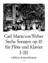 6 Sonaten op.10 Band 1 (Nr.1-3) fr Flte und Klavier