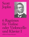 6 Ragtimes fr Violine (Violoncello) und Klavier