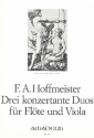 3 konzertante Duos fr Flte und Viola Stimmen