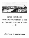 Variations concertant d-Moll op.21 fr Flte und klavier