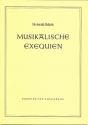 Musikalische Exequien SWV279-281 fr Solostimmen, Chor und Bc 5460