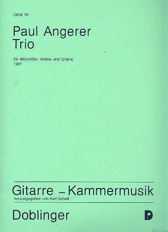 Trio fr Altblockflte, Violine und Gitarre 3 Stimmen