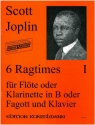 6 Ragtimes Band 1 fr Flte (Klarinette, Fagott) und Klavier