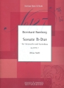Sonate B-Dur op.43,1 fr Violoncello und Kontraba 2 Spielpartituren