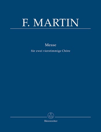 Messe fr Doppelchor a cappella Partitur (la)