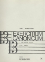 Exercitium canonicum - 4 kanonische Stcke fr 2 Violen Spielpartitur