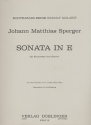 Sonate E-Dur fr Kontraba und Klavier