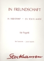 In Freundschaft op.46 3/4 fr Fagott
