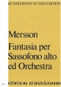 Fantasia op.37 fr Altsaxophon und Orchester Partitur