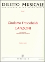 Canzoni per canto solo (Oberstimme und Generalbass) Partitur und 2 Stimmen