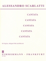 Cantata per soprano con flauto obbligato (e pianoforte) Partitur und 2 Stimmen (it/dt/en)