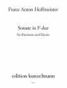 Sonate F-Dur fr Klarinette und Klavier