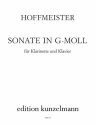 Sonate g-Moll fr Klarinette und Klavier