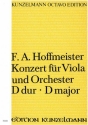 Konzert D-Dur fr Viola und Orchester Partitur