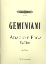 Adagio und Fuge Es-Dur fr Viola solo