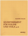 Divertissement op.18 fr Violine und Viola