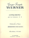 Concerto per la camera a 4 fr Violoncello und Streichquartett Klavierauszug mit Solostimme