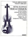 Trio-Cosmos Nr. 2 fr 3 Violinen (solistisch oder chorisch) Spielpartitur