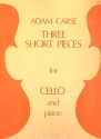 3 short pieces for cello and piano