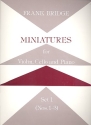 Miniatures Set 1 (nos.1-3) for violin, cello and piano
