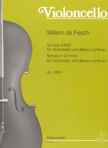 Sonate d-moll op.13,4 fr Violoncello und bc