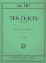 10 Duets op.65 vol.1 (nos.1-5) for 2 cellos