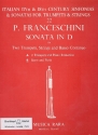 Sonate D-Dur Fr 2 Trompeten, Streicher und Bc Partiur und 8 Stimmen
