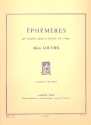 Ephemeres pour saxophone soprano (clarinette) et piano