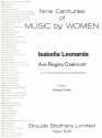 Ave Regina Caelorum for soli, mixed chorus and continuo score (la/en)