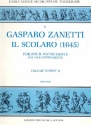 Il scolaro (1645) vol.2 for 4 instruments score