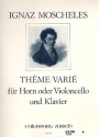 Thme vari op.138b fr Horn (VC) und Klavier