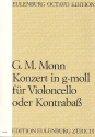 Konzert g-Moll fr Violoncello und Orchester Partitur