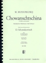 Chowanschtschina Klavierauszug (dt)