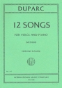 12 Songs for medium voice and piano (fr/en)