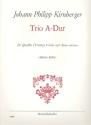 Trio A-Dur fr Flte (Violine) Violine und Bc