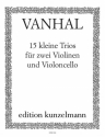 15 kleine Trios fr 2 Violinen und Violoncello (1. Lage) Stimmen