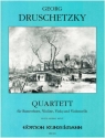 Quartett fr Bassetthorn, Violine, Viola und Violoncello Stimmen