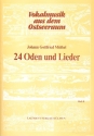 24 Oden und Lieder fr Singstimme und Klavier Vokalmusik aus dem Osteseeraum Band 8