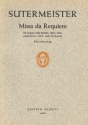 Missa da requiem fr Soli, gem Chor und Orchester Klavierauszug