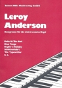 Leroy Anderson: Evergreens fr E-Orgel